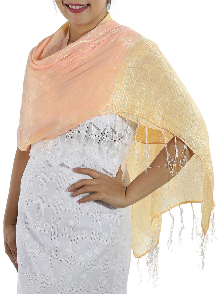 Baby Pink Silk Scarf