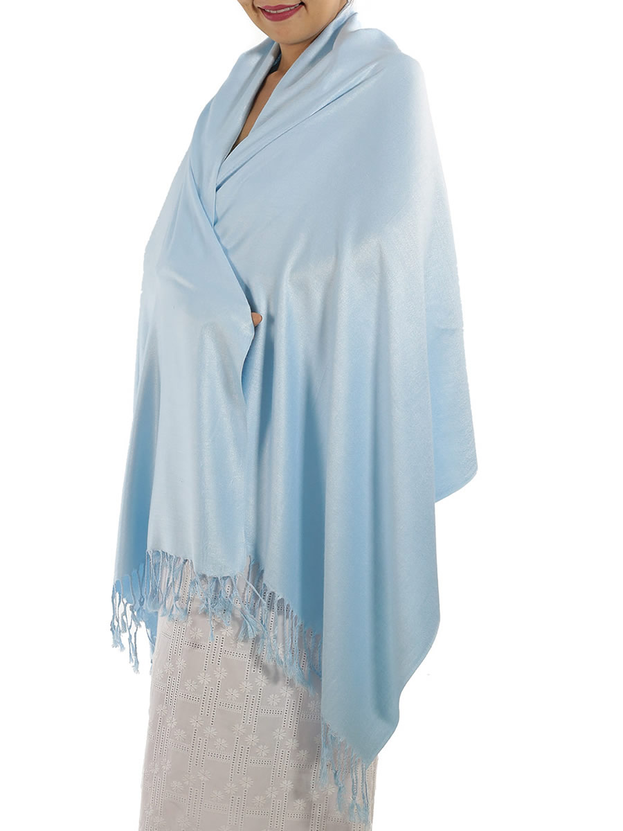Baby Blue Pashmina