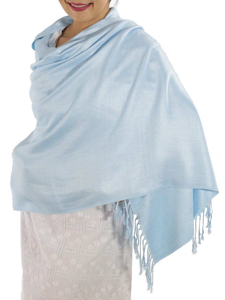 Baby Blue Pashmina
