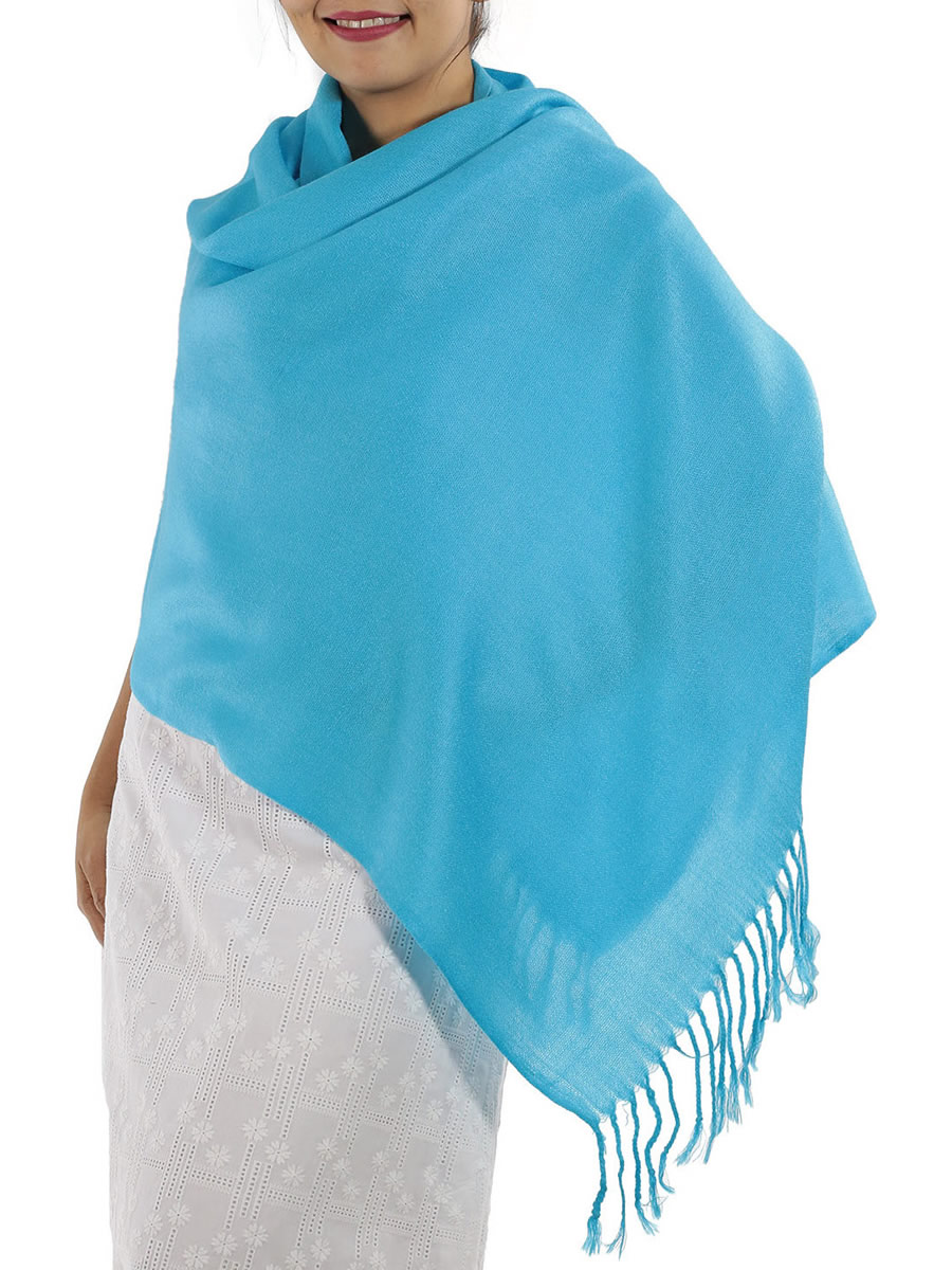 Light Blue Pashmina