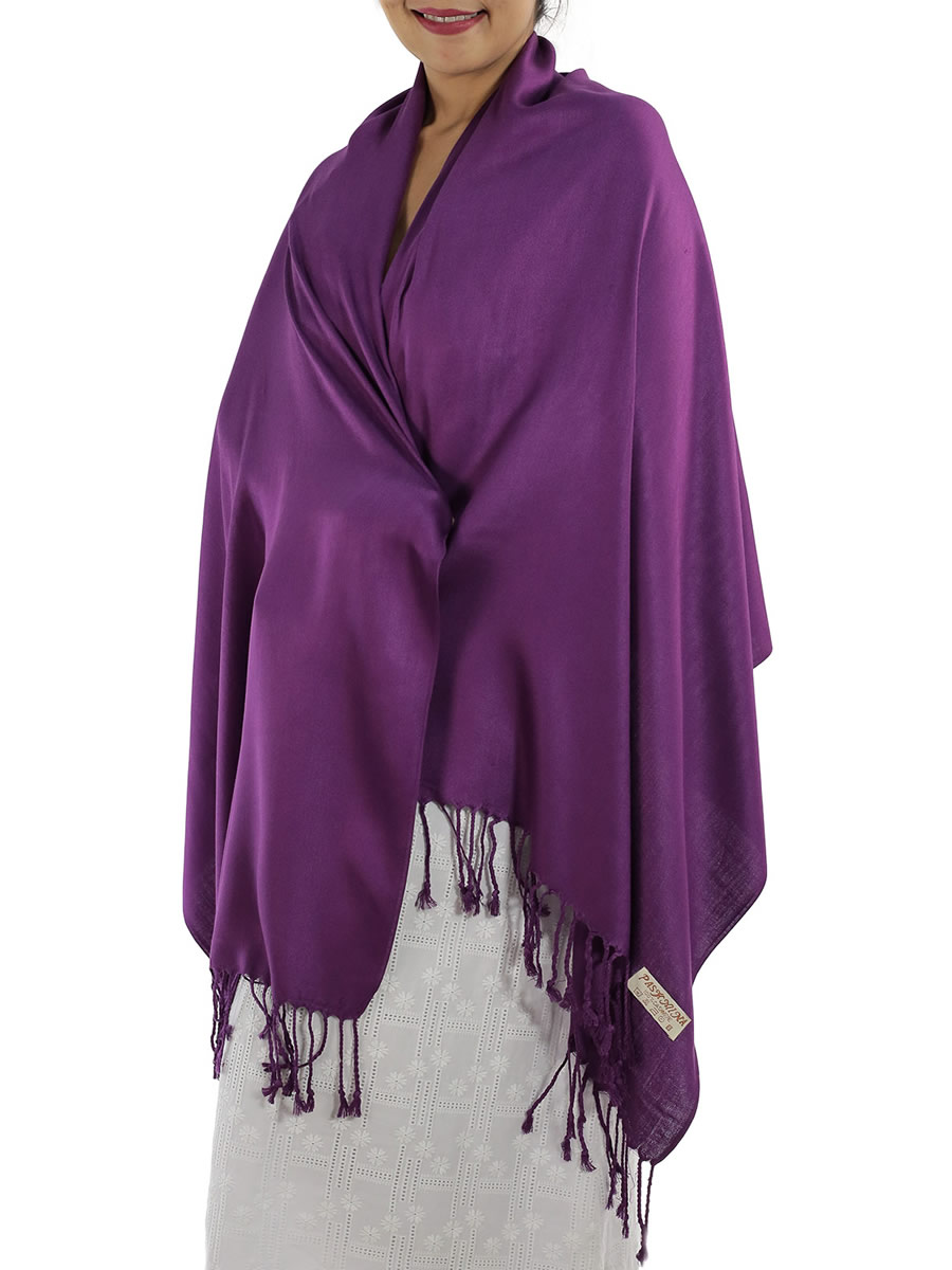 Purple Pashmina