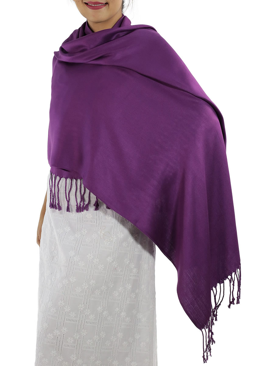 Purple Pashmina