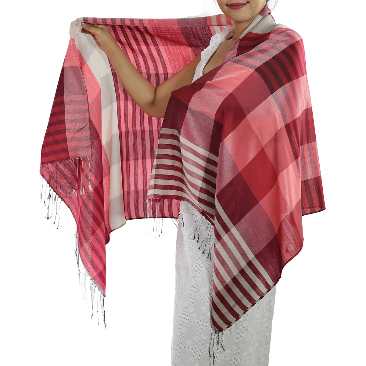 Red Plaid Scarf