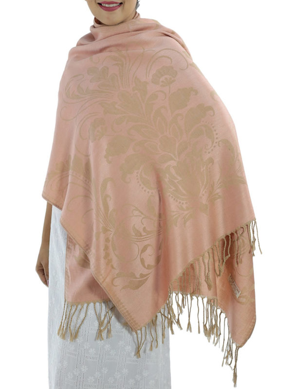 buy pink pashmina scarves