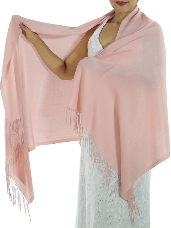 pink cashmere scarf 1